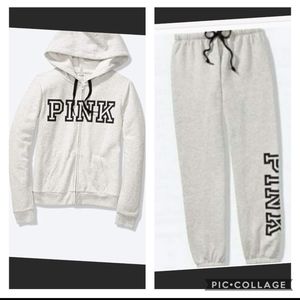 PINK grey logo set